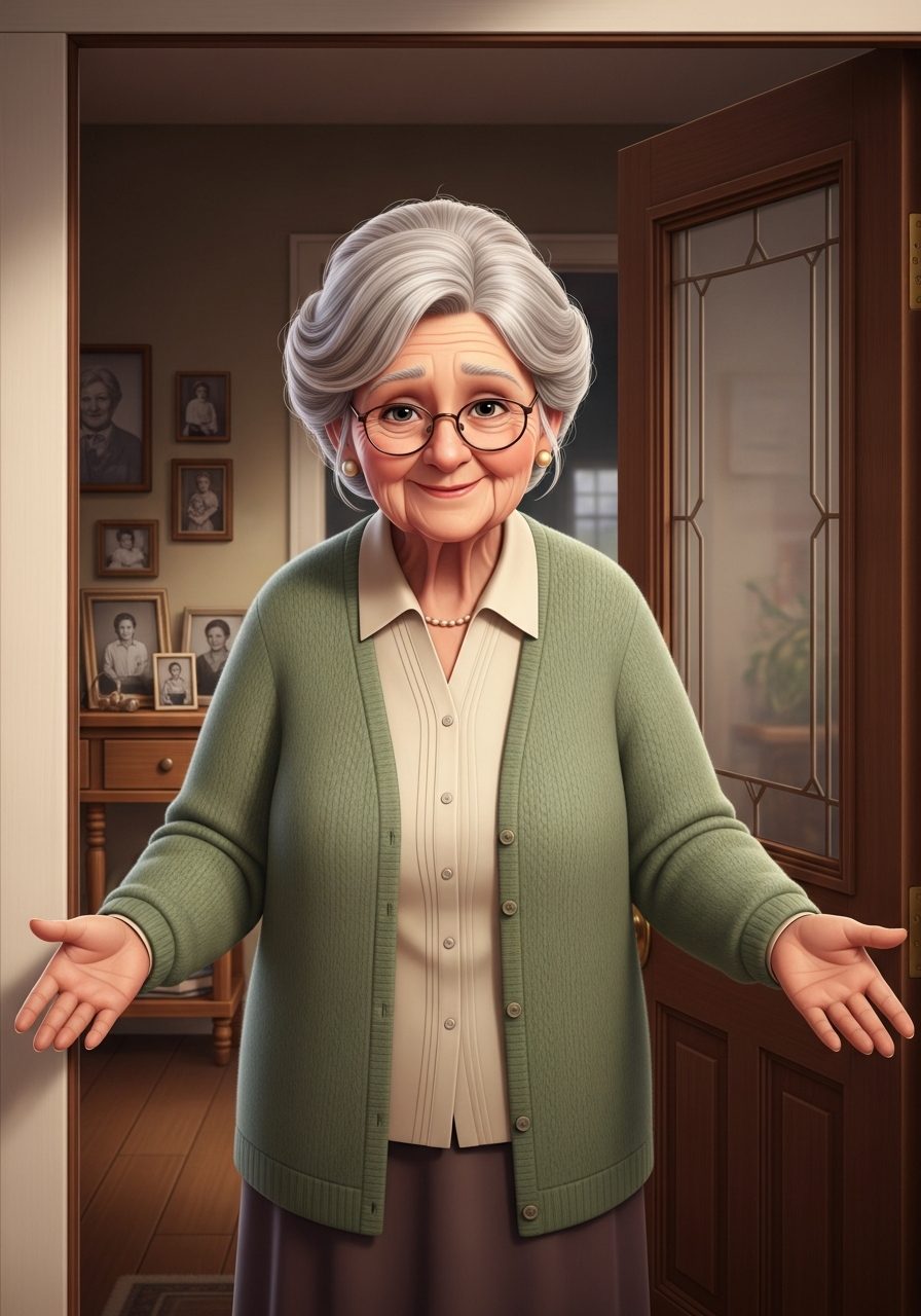 Granny welcoming you to Operation Granny Files